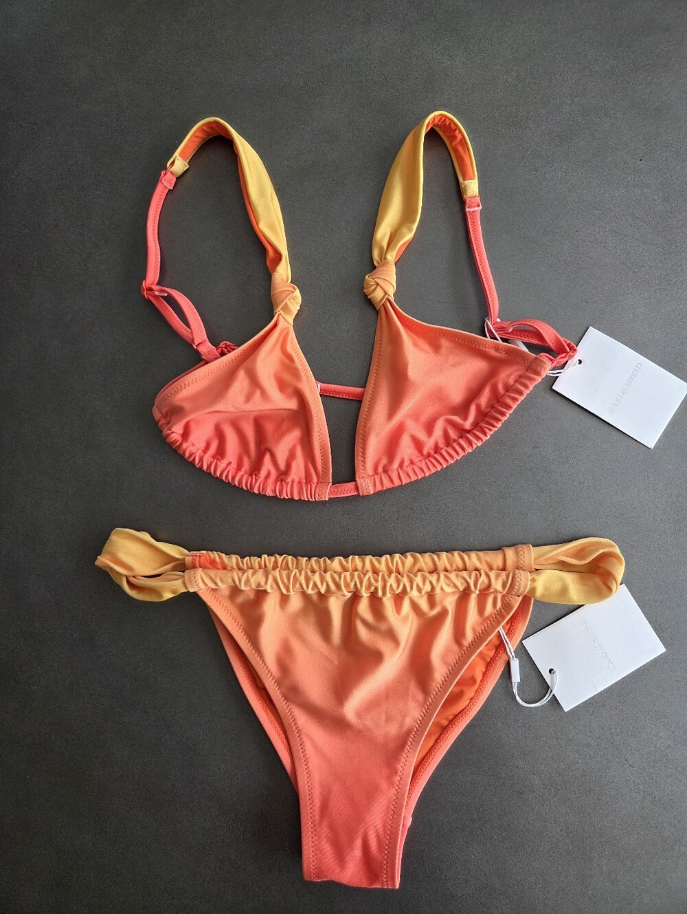 Solid & Striped Ellery Bikini Top Size Small & Bottoms Size Medium NWT